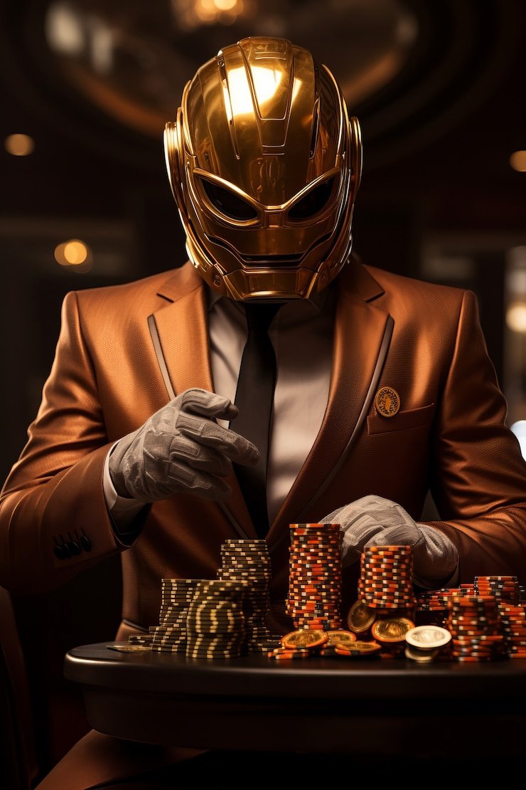 Live dealer baccarat table with card shoe and betting layout