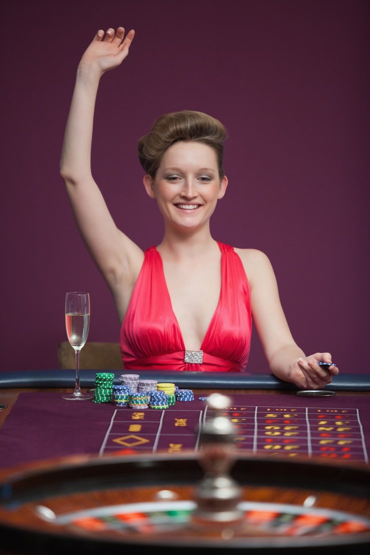 Lightning Dice live dealer studio with three dice visible